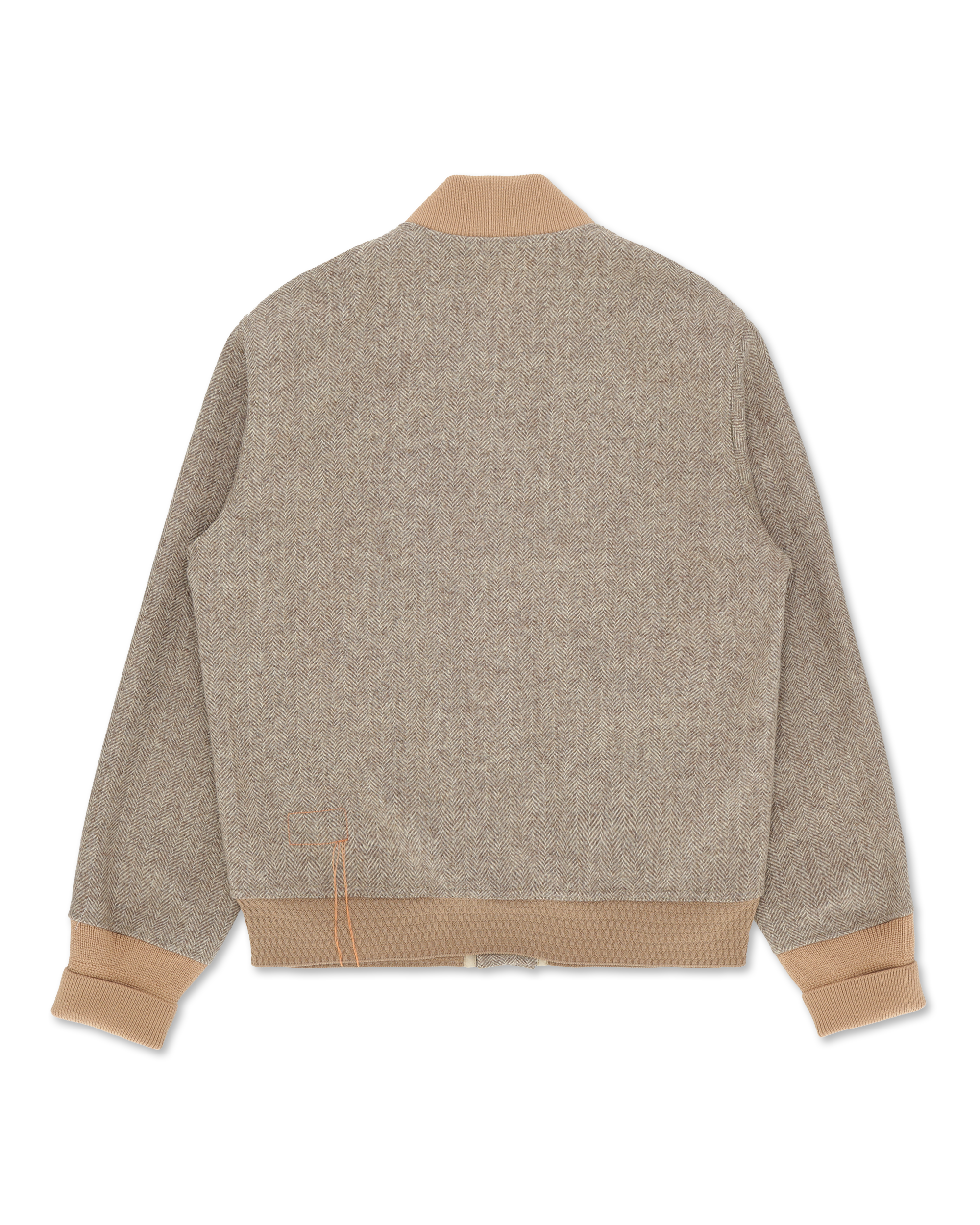 Cruiser Herringbone Wool Bomber 