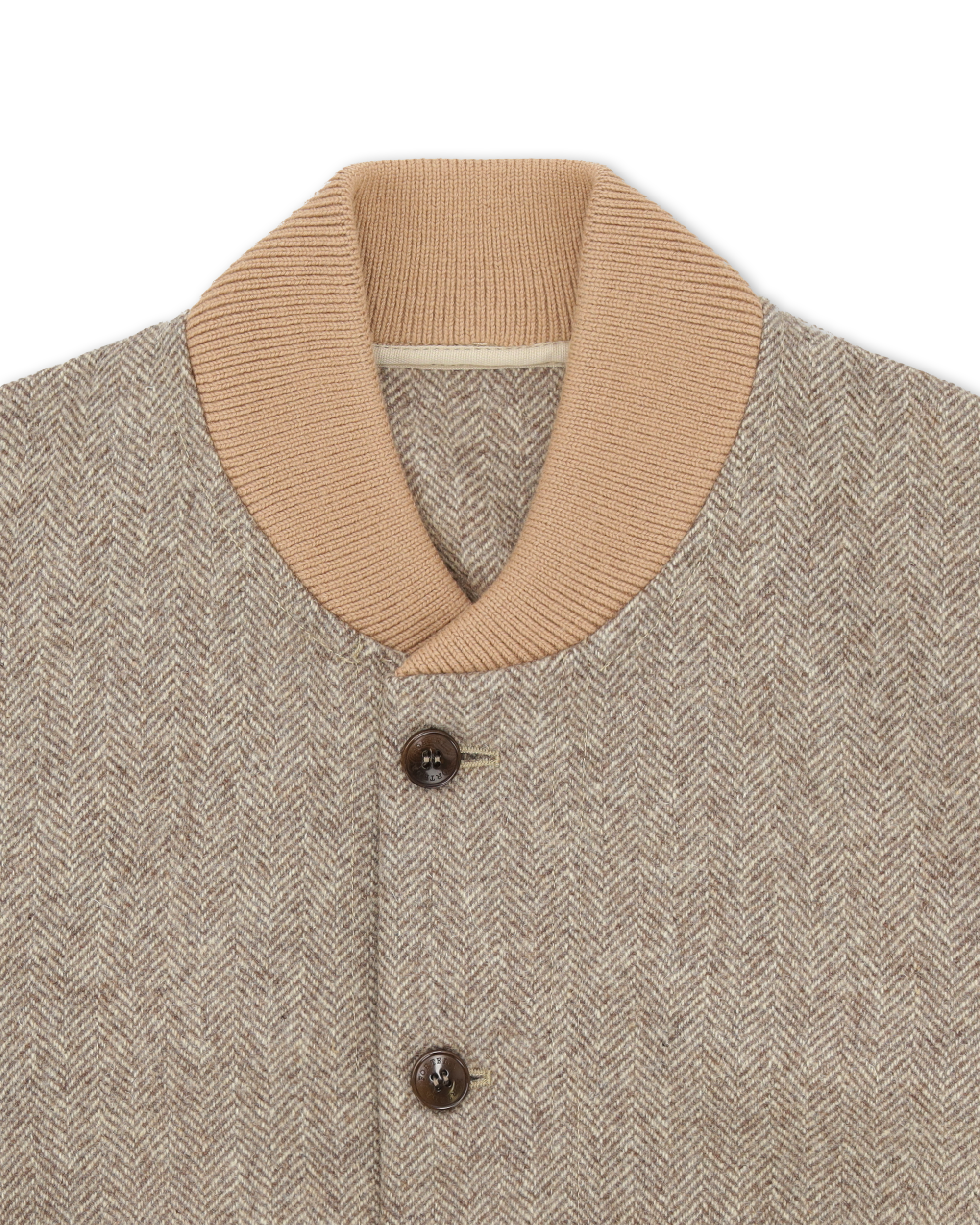 Cruiser Herringbone Wool Bomber 
