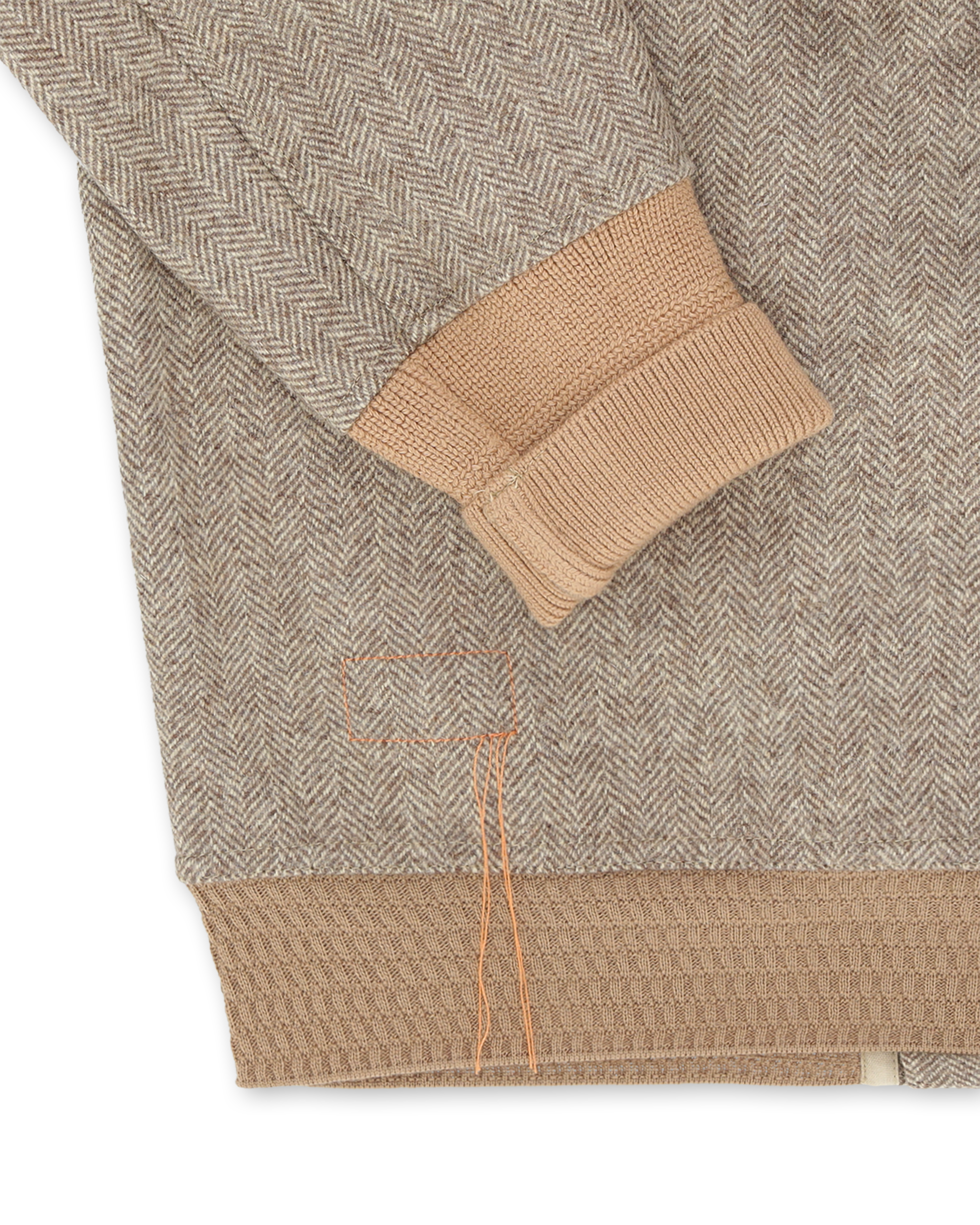 Cruiser Herringbone Wool Bomber 