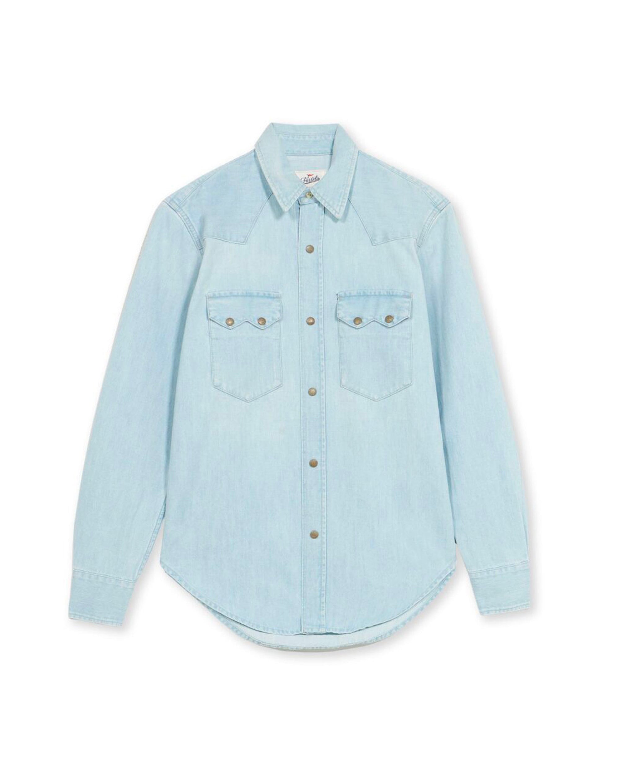 Elpasoj Shirt Texan Denim Bleach Wash
