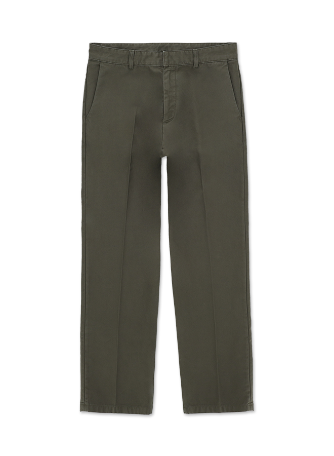 Maine33 Pantaloni In Canvas di Cotone Rovesciato
