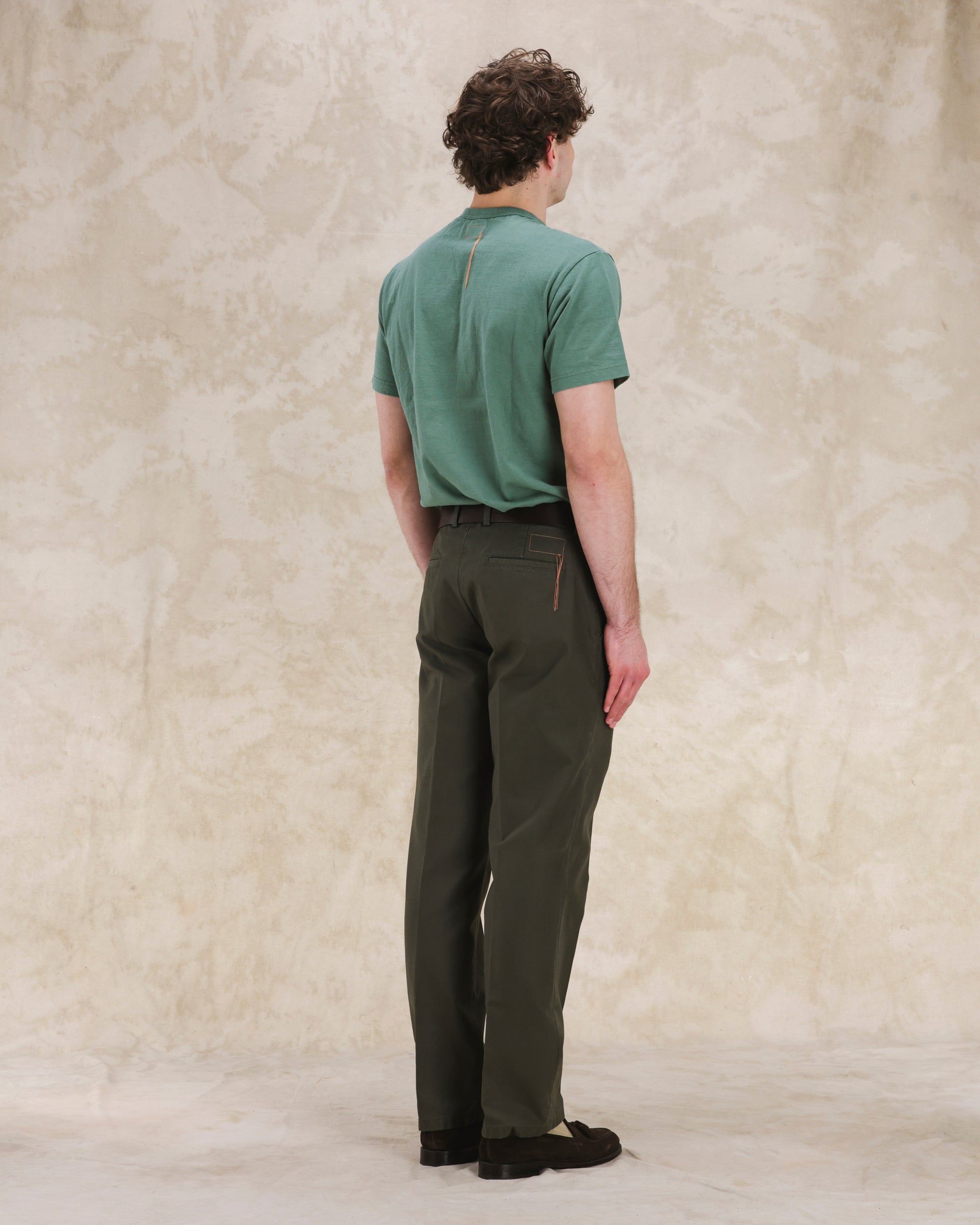 Maine Reversed Cotton Canvas Trousers