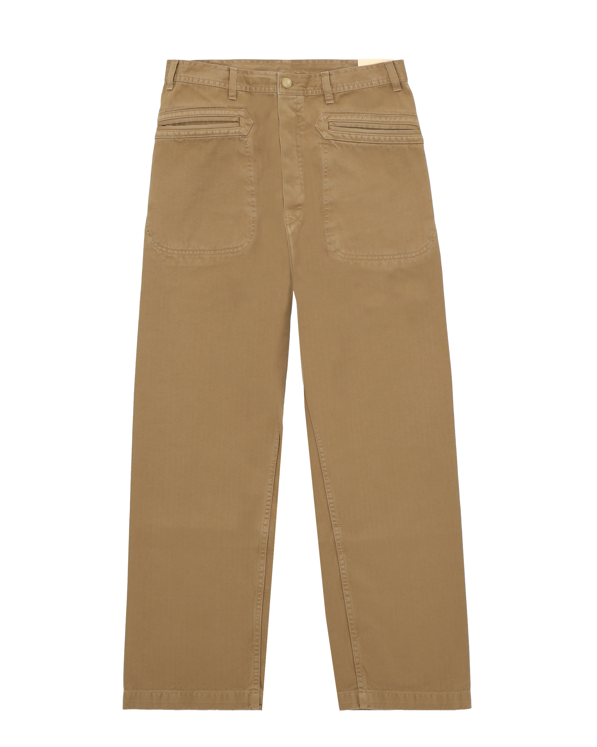 Nemo Pantaloni in Herringbone di Cotone