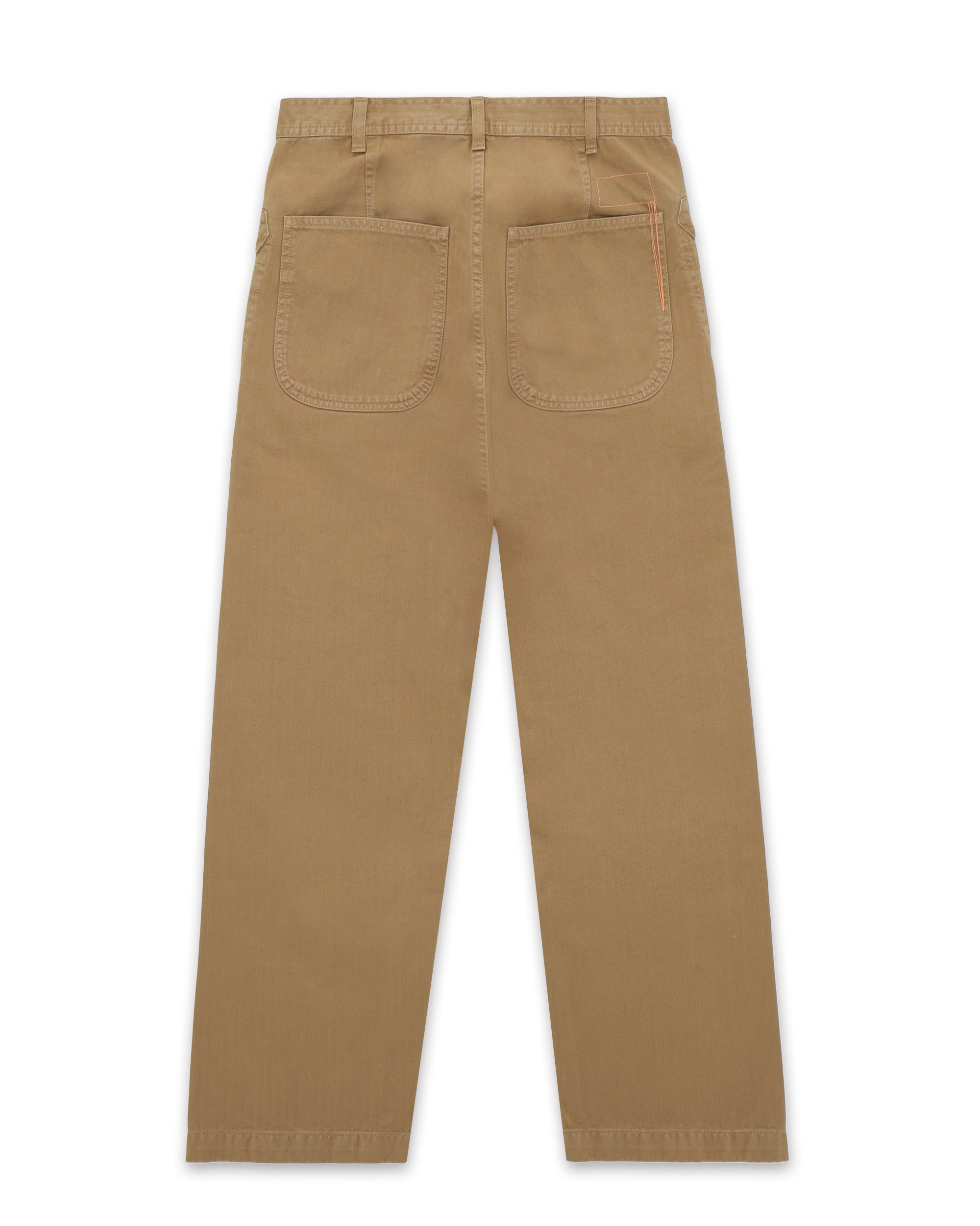 Nemo Pantaloni in Herringbone di Cotone
