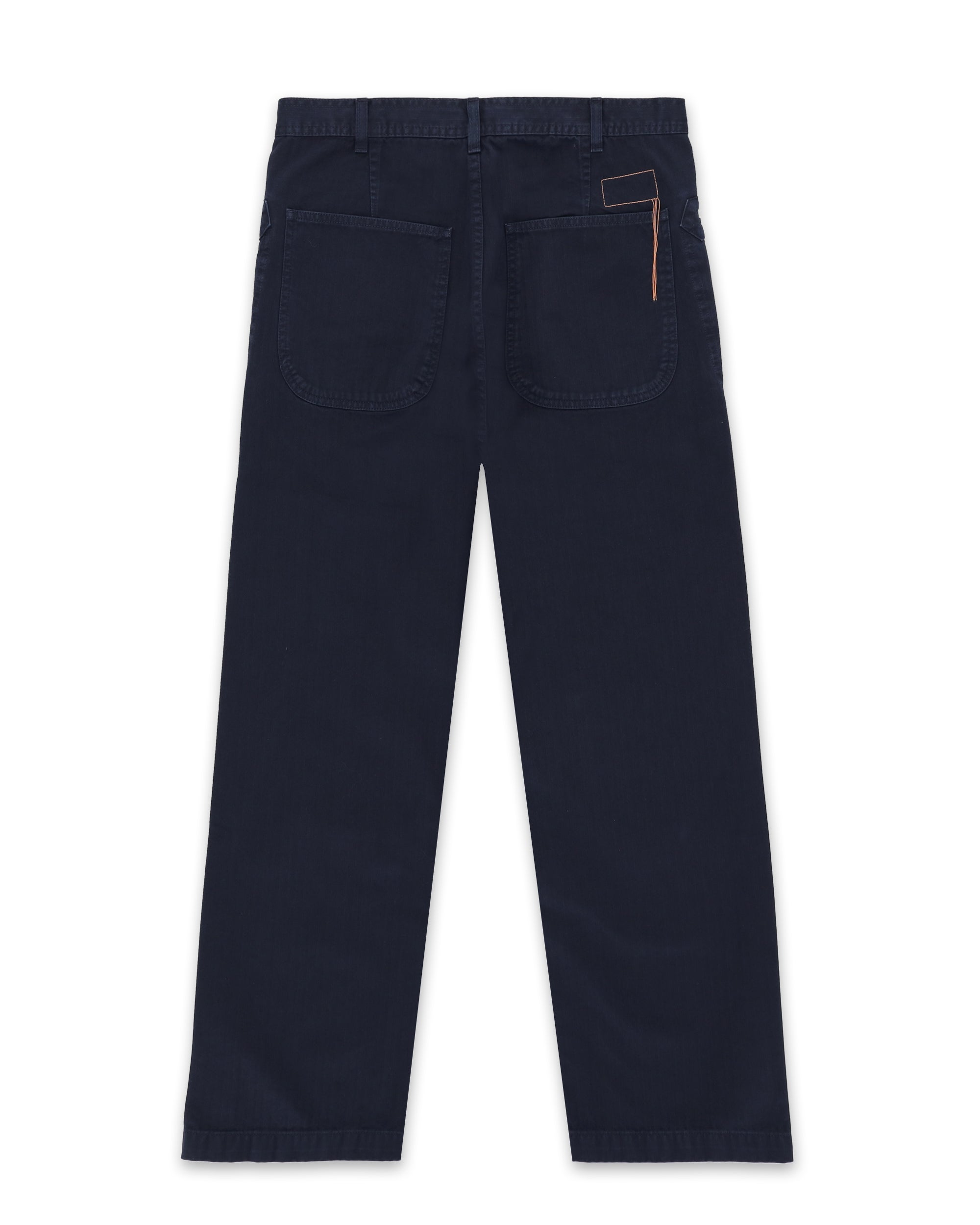 Nemo Pantaloni in Herringbone di Cotone