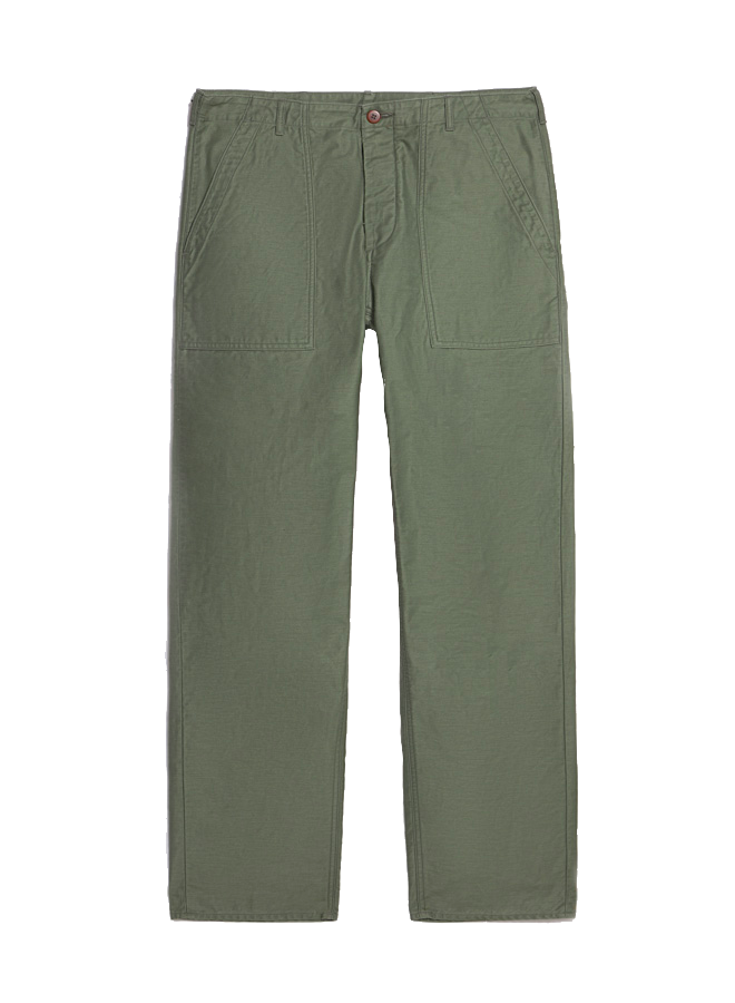 Newfatigue Pantaloni Con Tasche in Cotone Satin