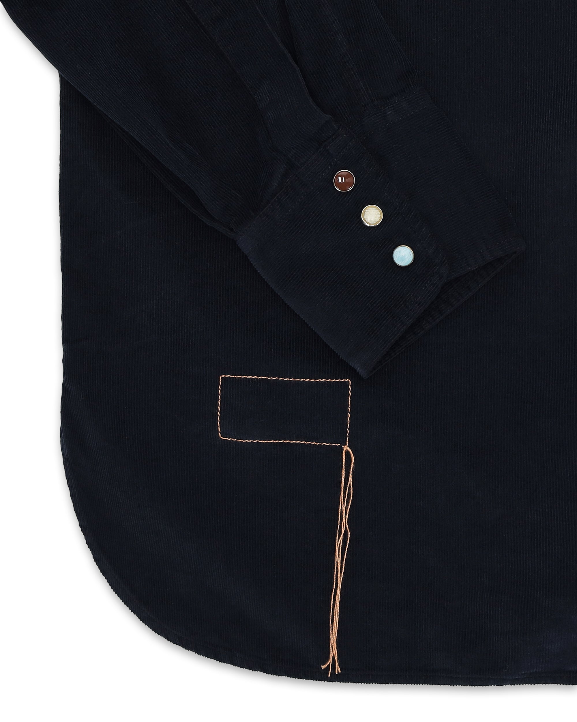 Ntex Camicia Texana In Velluto