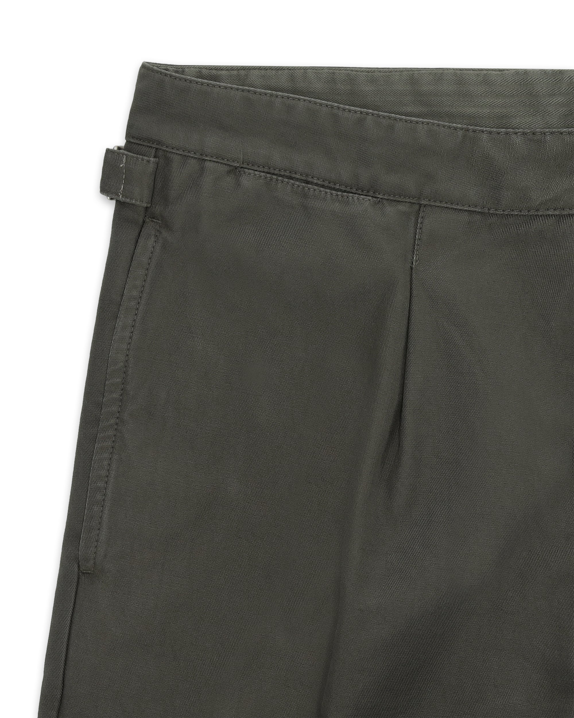 Oklahoma Reversed Cotton Canvas Trousers