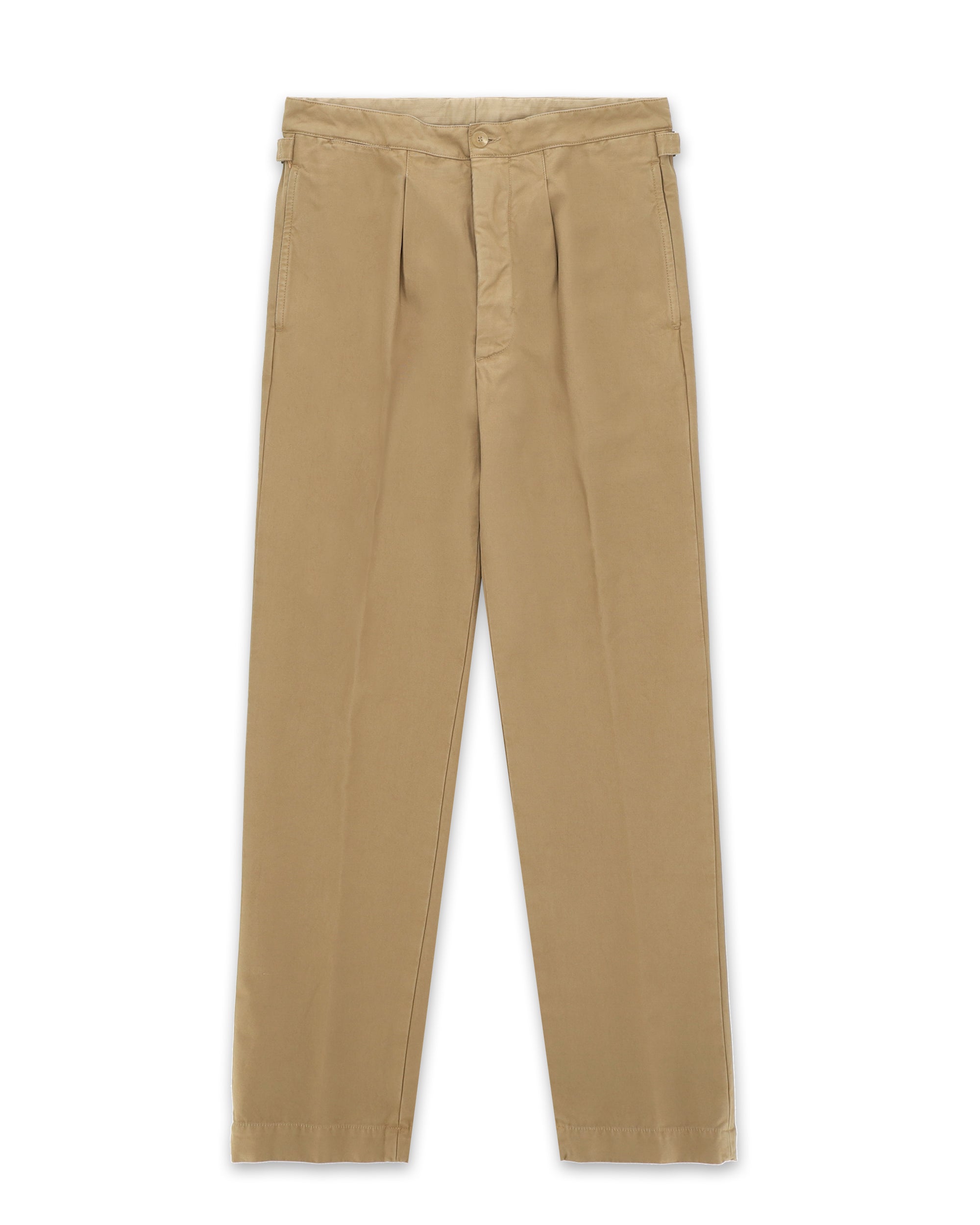 Oklahoma Reversed Cotton Canvas Trousers