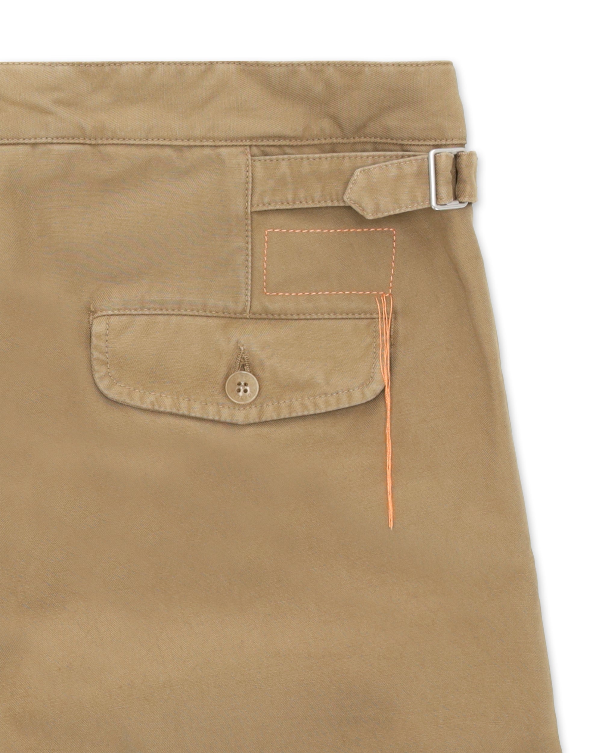 Oklahoma Reversed Cotton Canvas Trousers