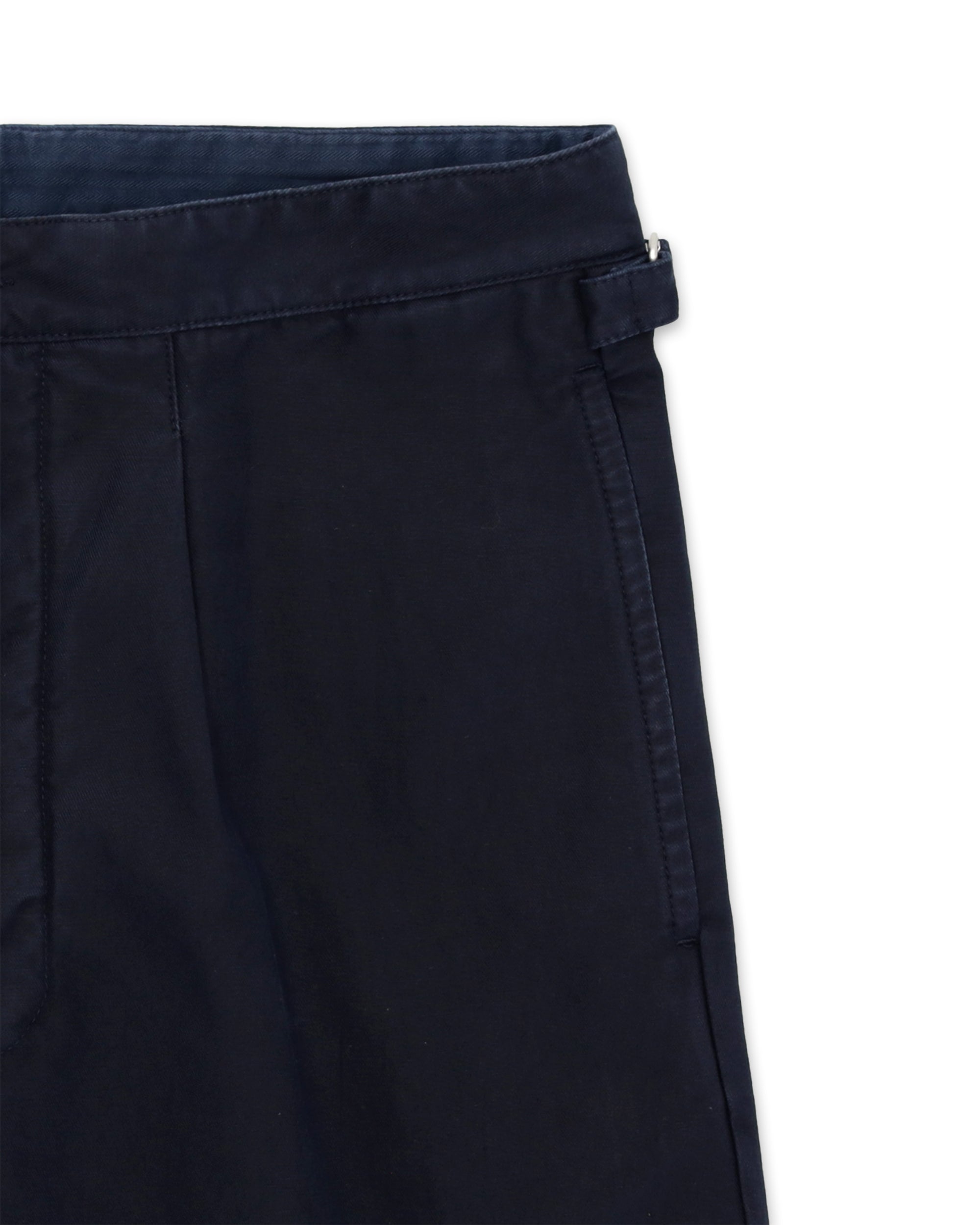 Oklahoma Reversed Cotton Canvas Trousers