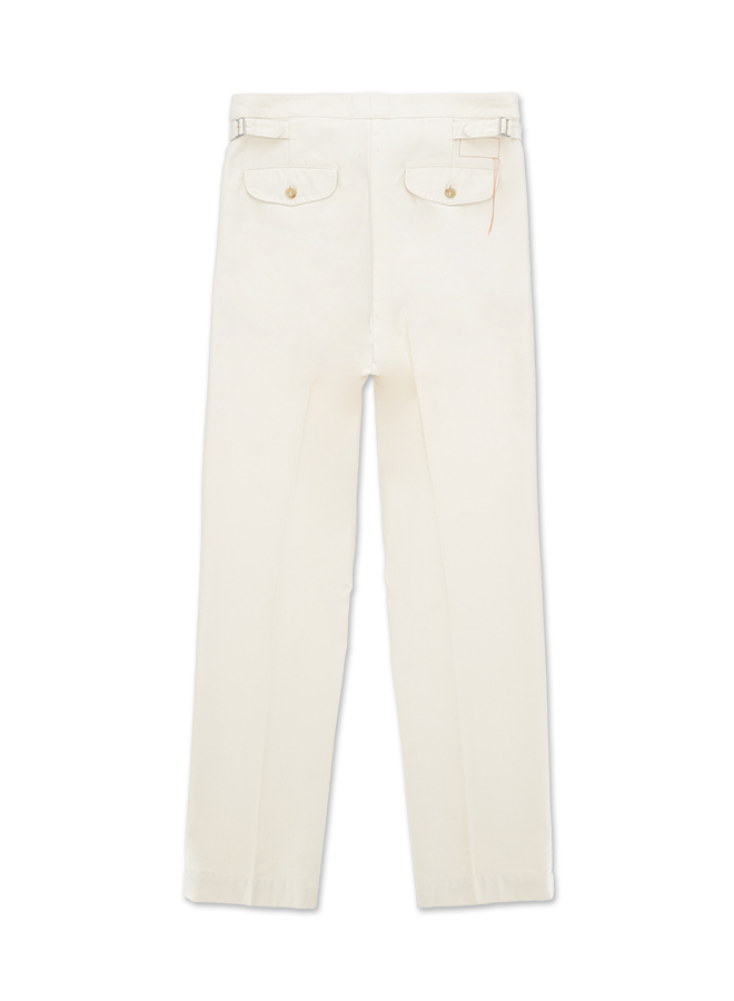 Oklahoma Pantaloni In Canvas di Cotone Rovesciato