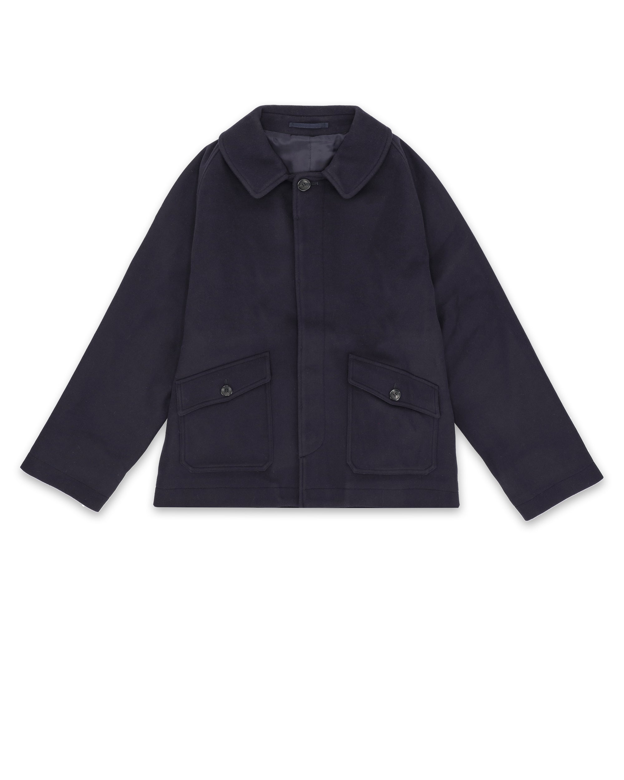 Wool Jacket With Front Pockets