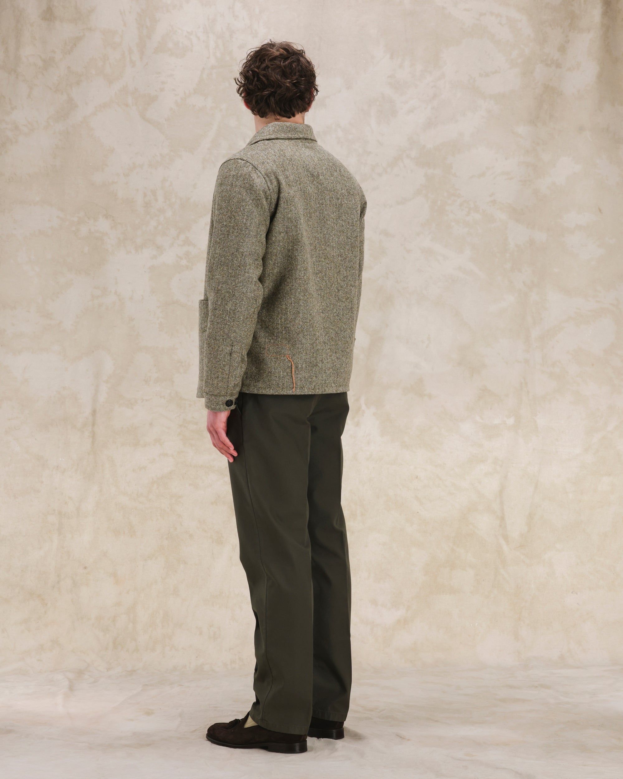 Scotland  Herringbone Wool Jacket