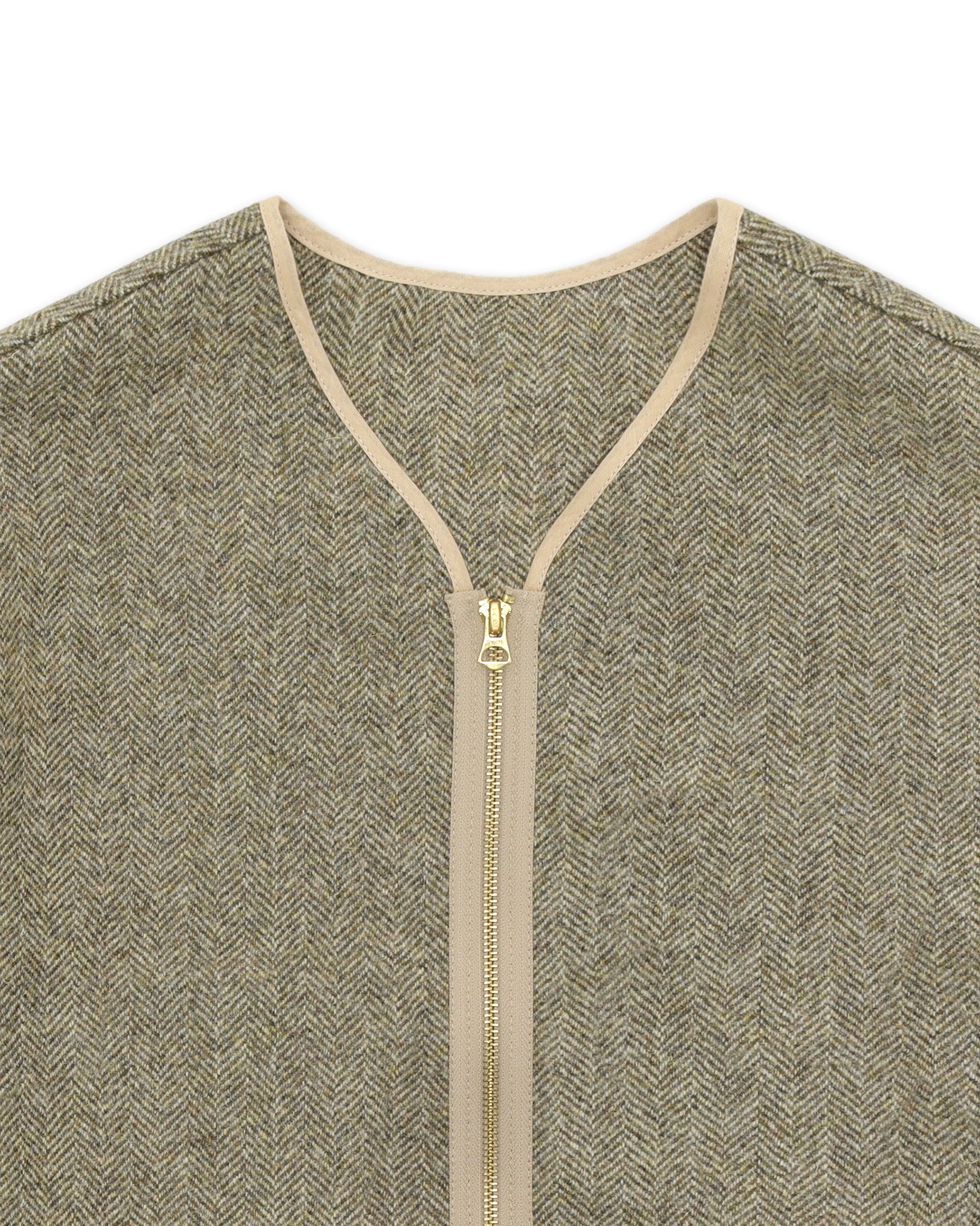 Sherpa Jacket Herringbone Wool