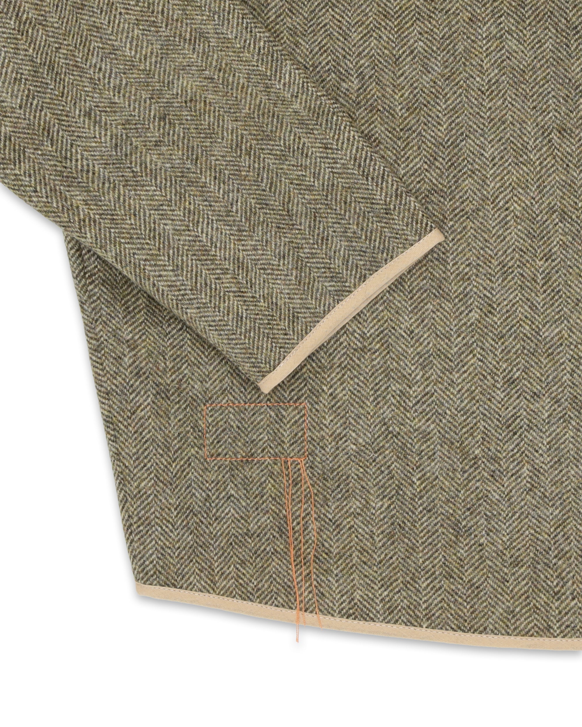 Sherpa Jacket Herringbone Wool