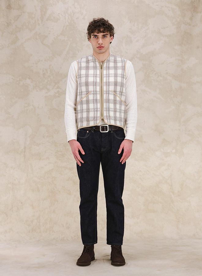 Sherpavest Vest Wool Check