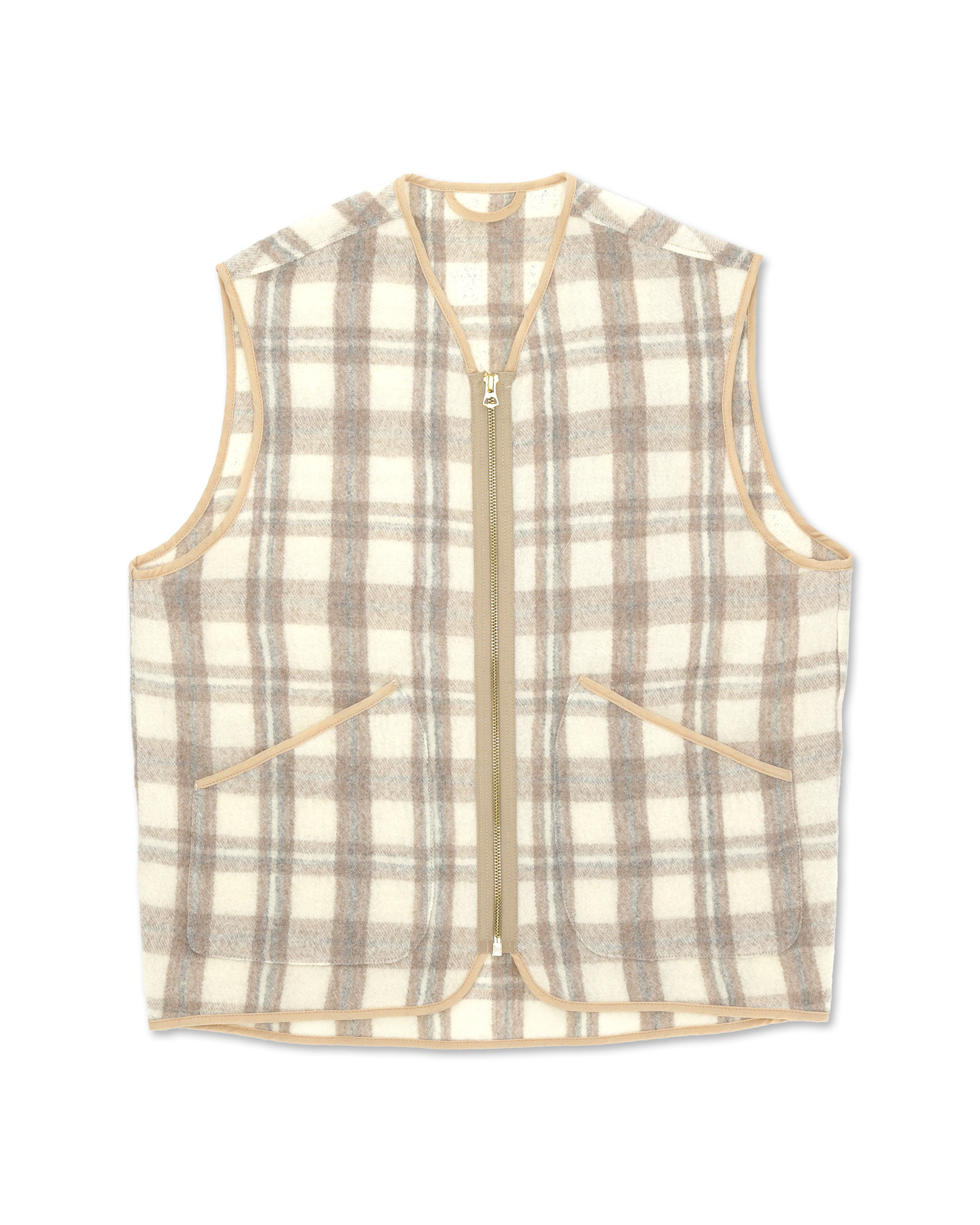 Sherpavest Vest Wool Check