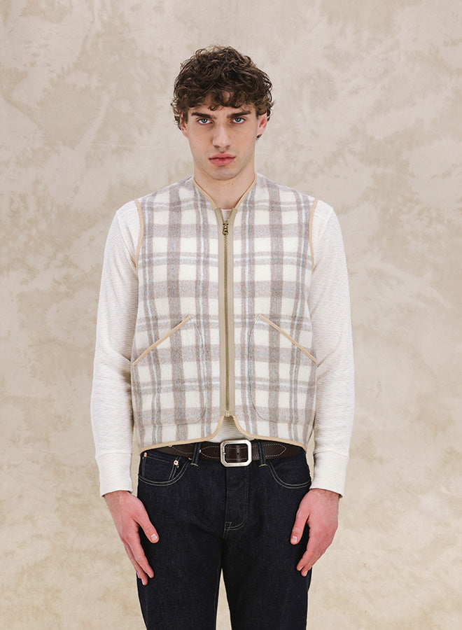 Sherpavest Vest Wool Check