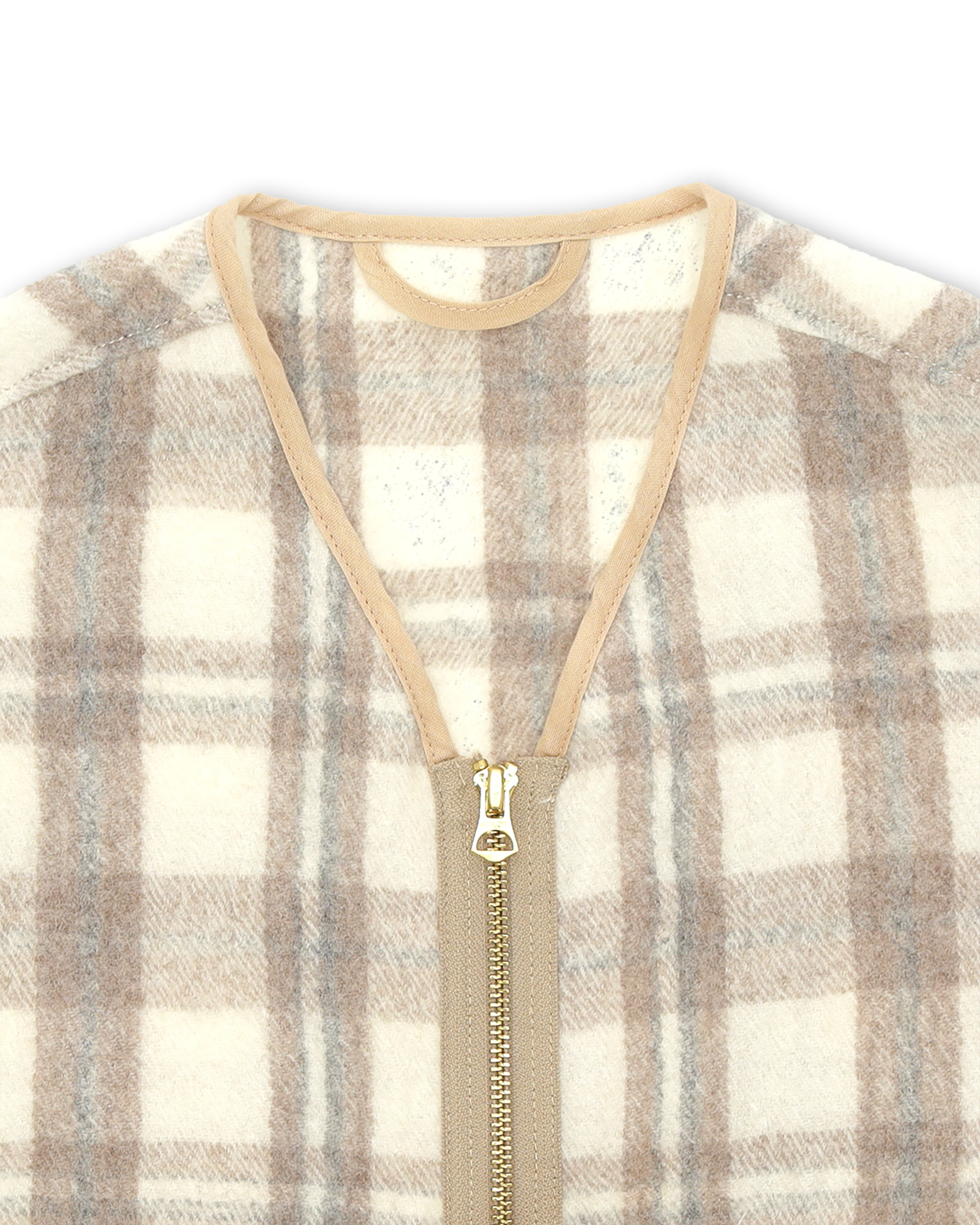 Sherpavest Vest Wool Check