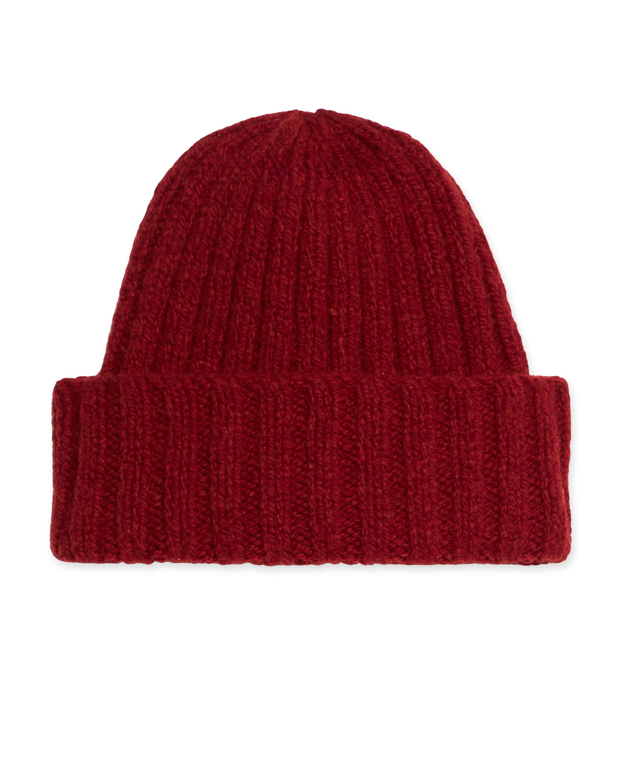 SHETLANDBEANIE-SHET1     RED