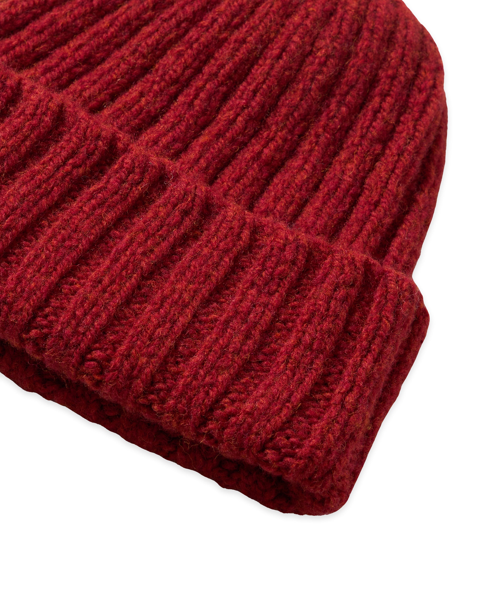 SHETLANDBEANIE-SHET1     RED