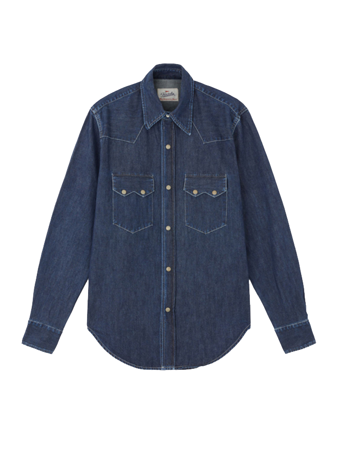 Elpaso Texan Denim Shirt Stone Wash