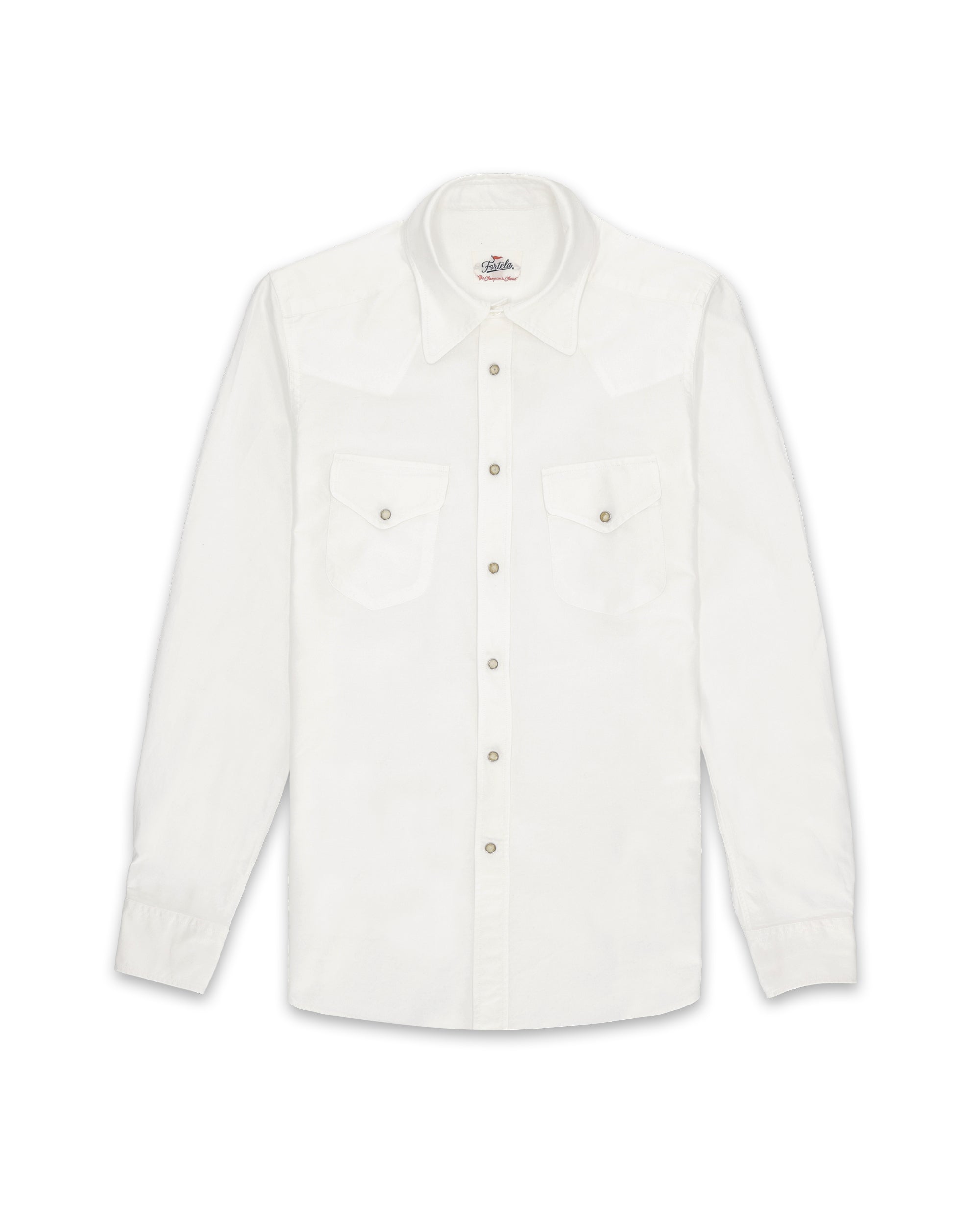 Tex Camicia Texana in Cotone Oxford