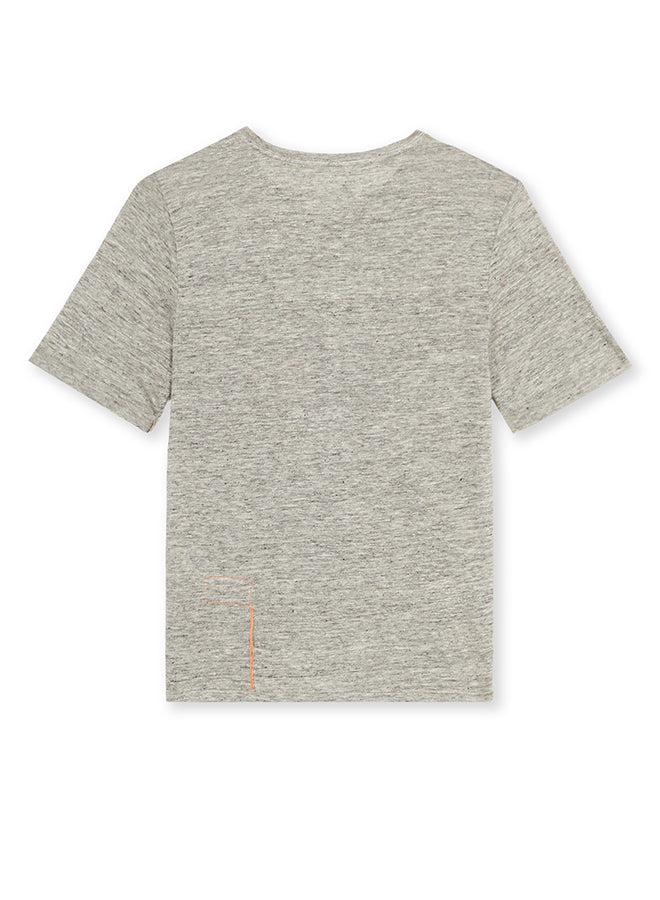 Charlie T-shirt Henley Jersey Linen