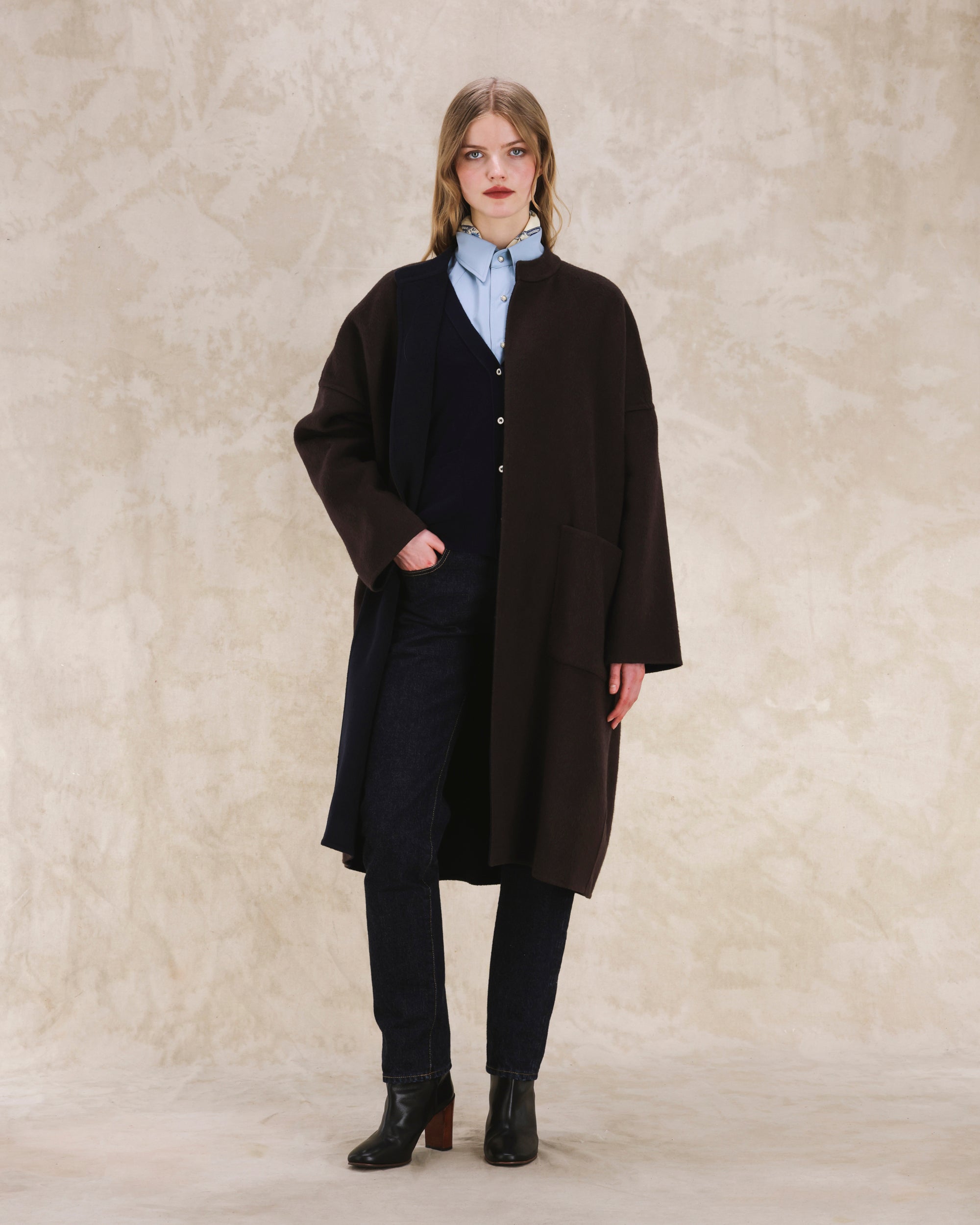 Florence Cappotto In Lana Double