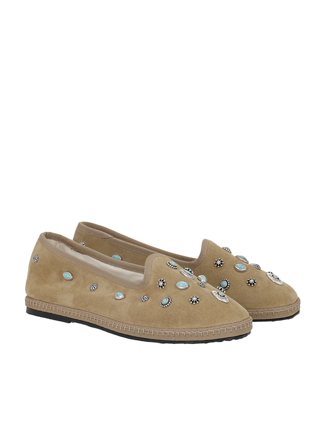 Frutate Friulane In Pelle Scamosciata Con Borchie