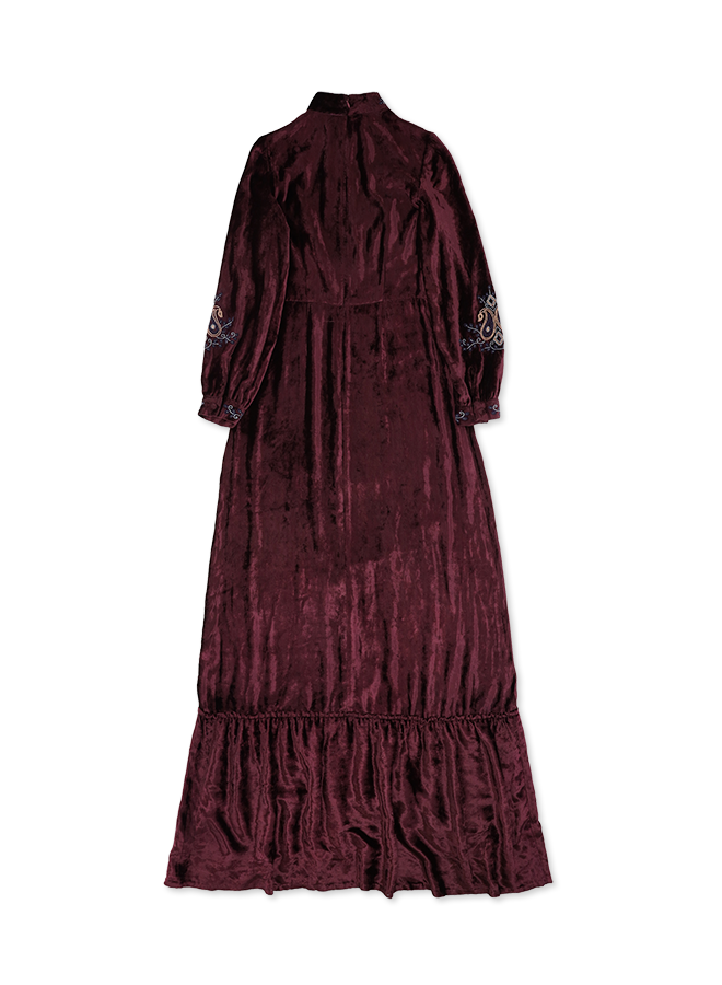 Georgine Maxi Suit Corduroy Embroidery