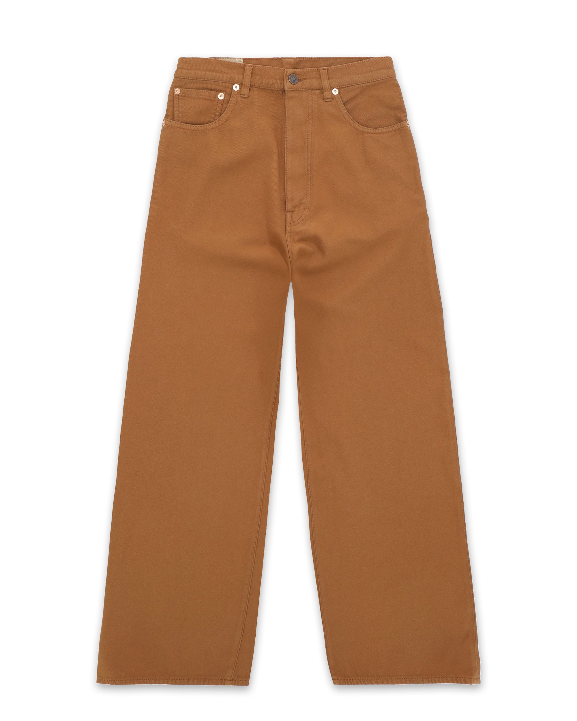 Jaron Trousers Wide-leg Wool & Cotton