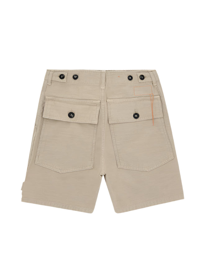 Jim Shorts Fatigue Cotton Satin