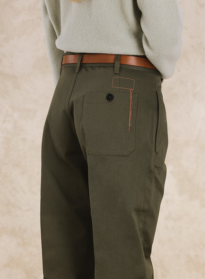 Judy Heavy Canvas Cotton Trousers