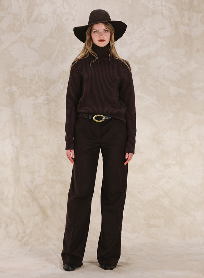 Juliana Pantaloni Lana Misto Cashmere