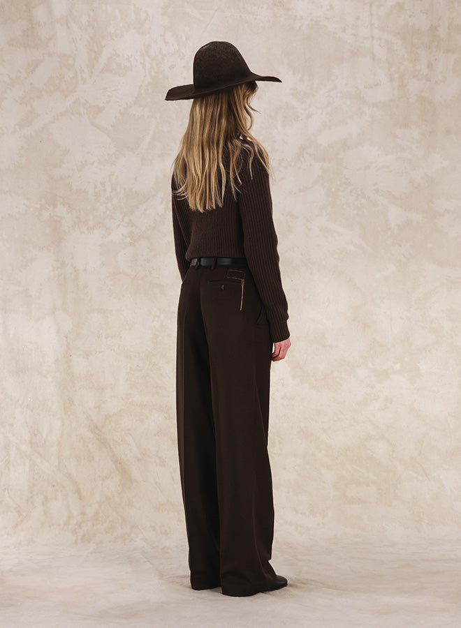 Juliana Pantaloni Lana Misto Cashmere