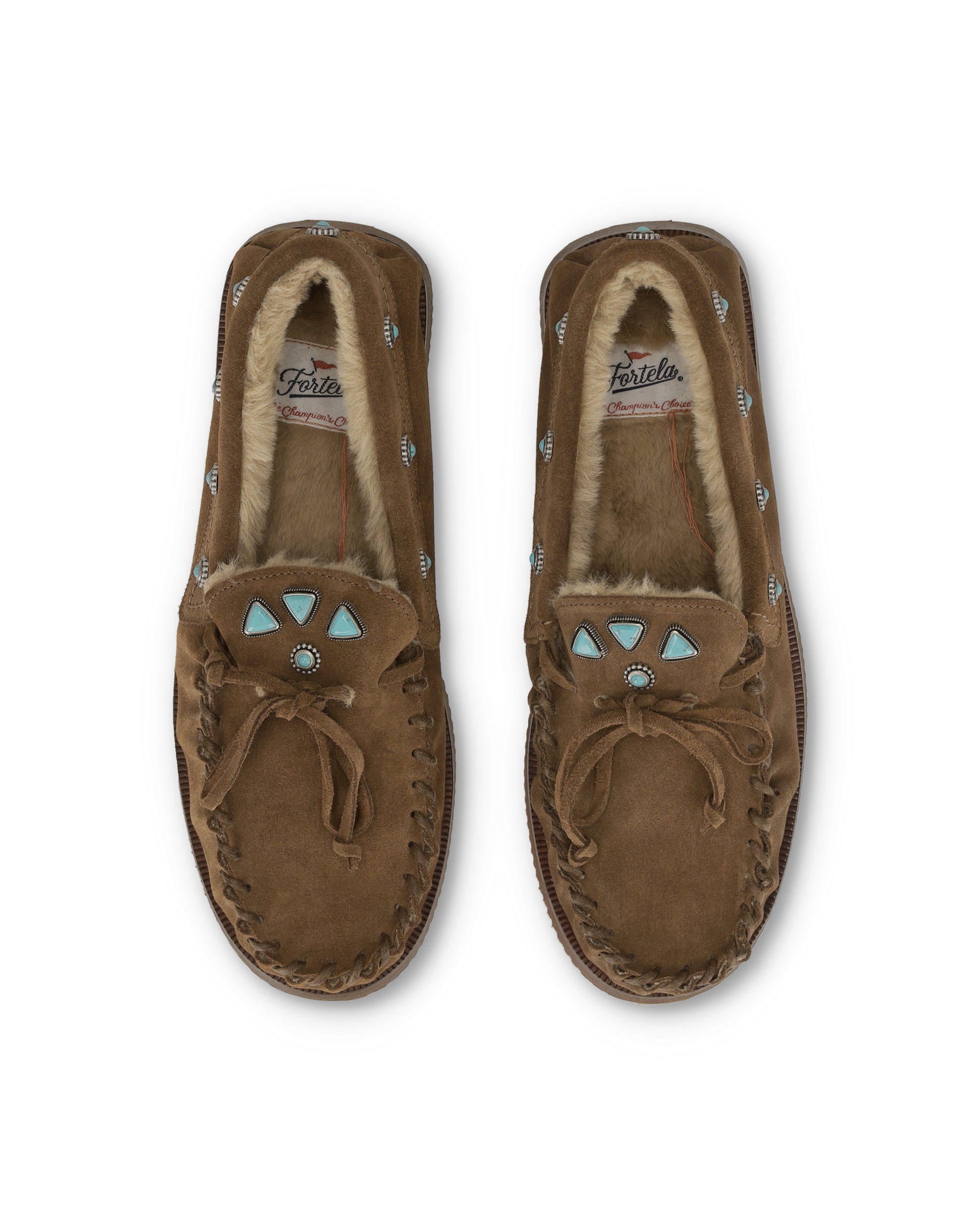 Lakota  Navajo Suede Leather Loafers