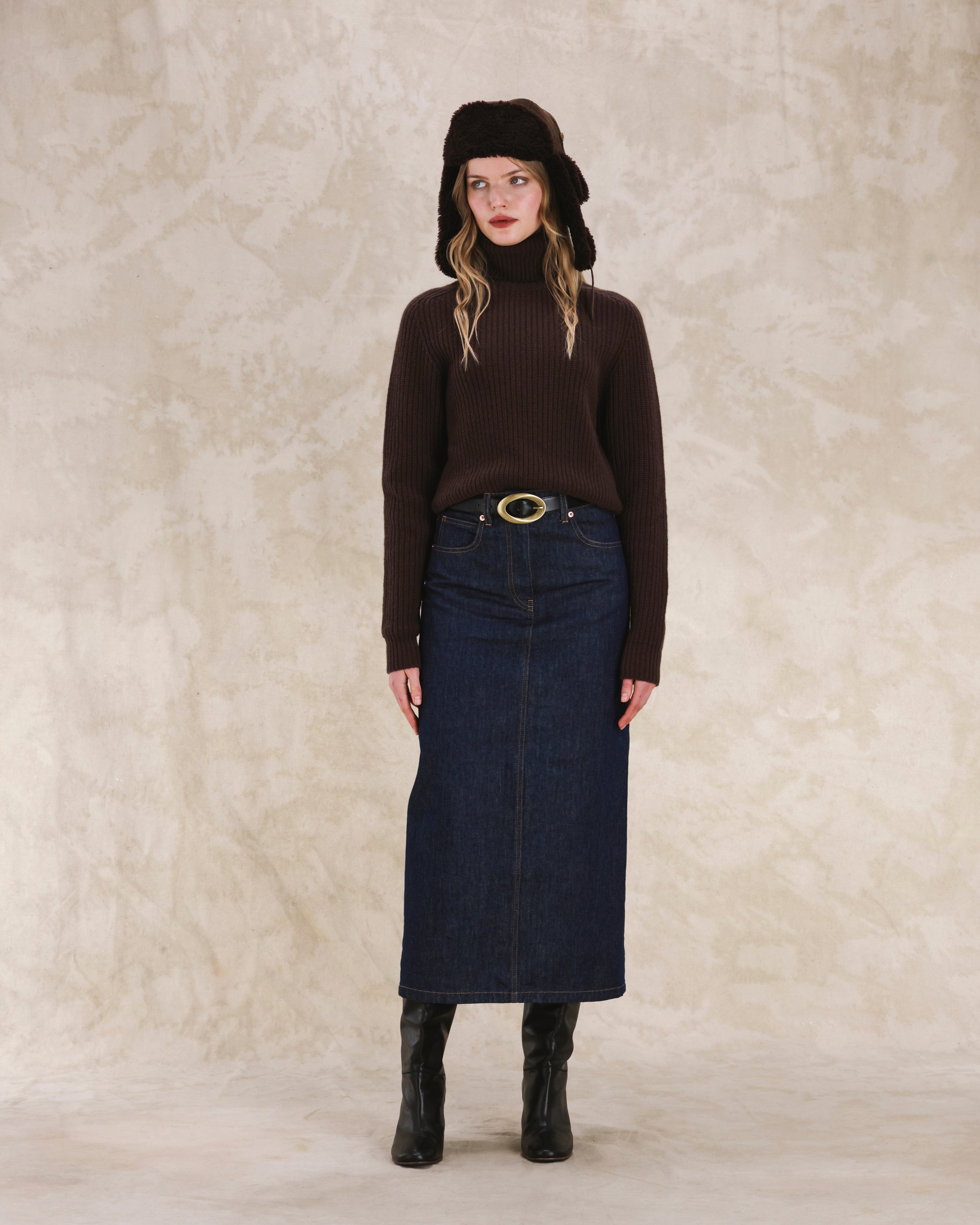 Laura Sweater High Neck Cashmere