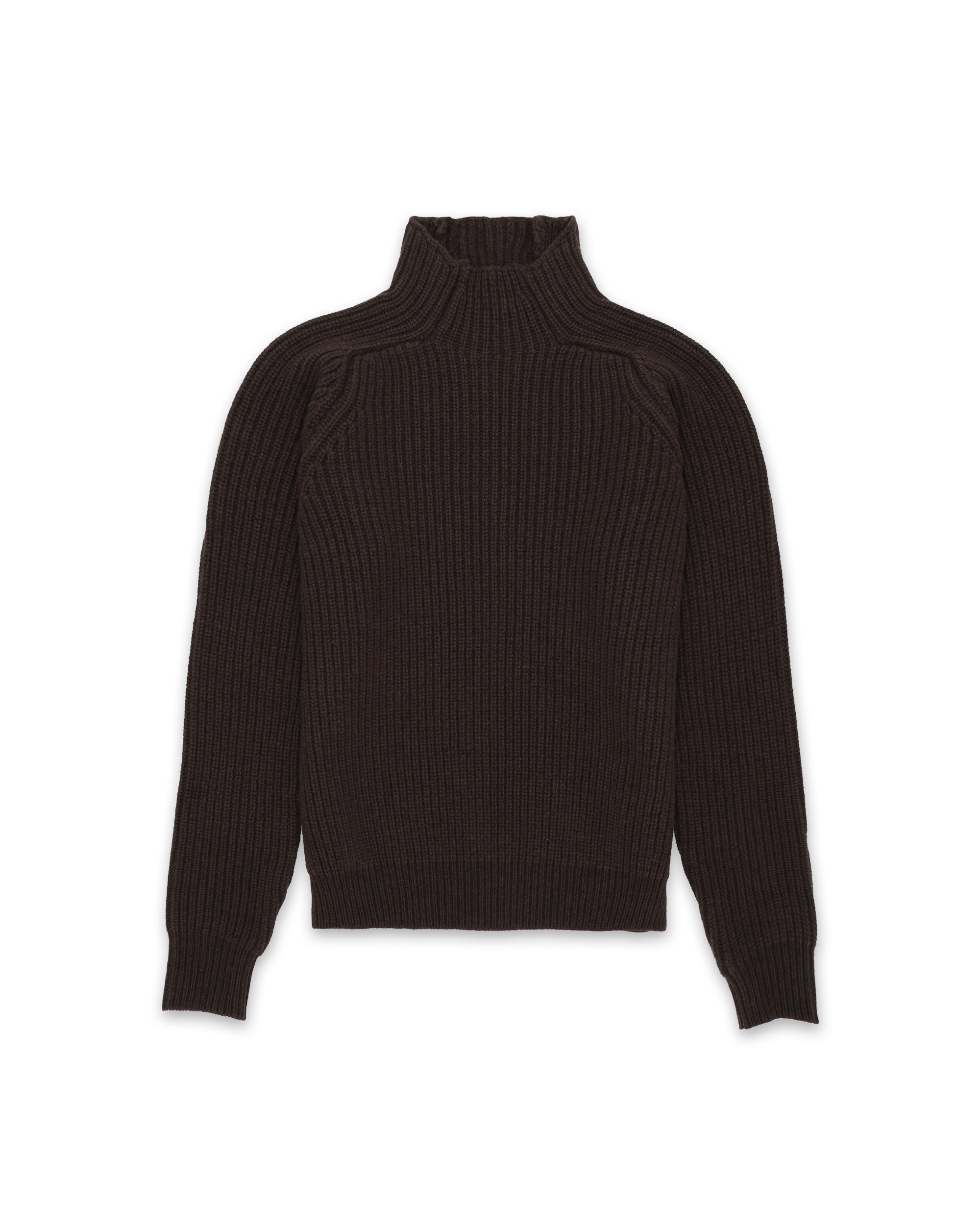 Leona High Neck Wool and Cashmere Sweater