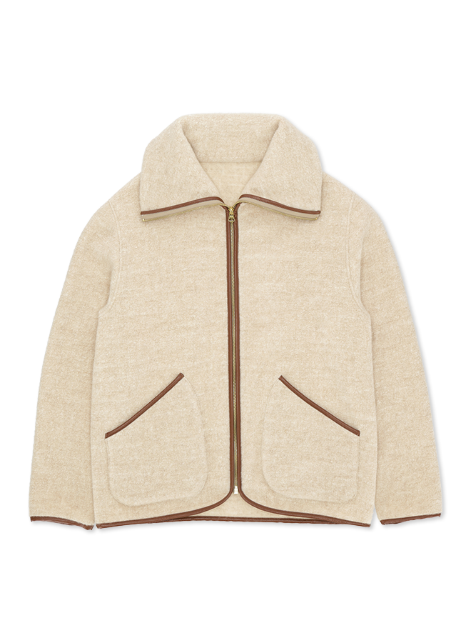 Lolie Giacca Teddy In Cashmere E Seta 