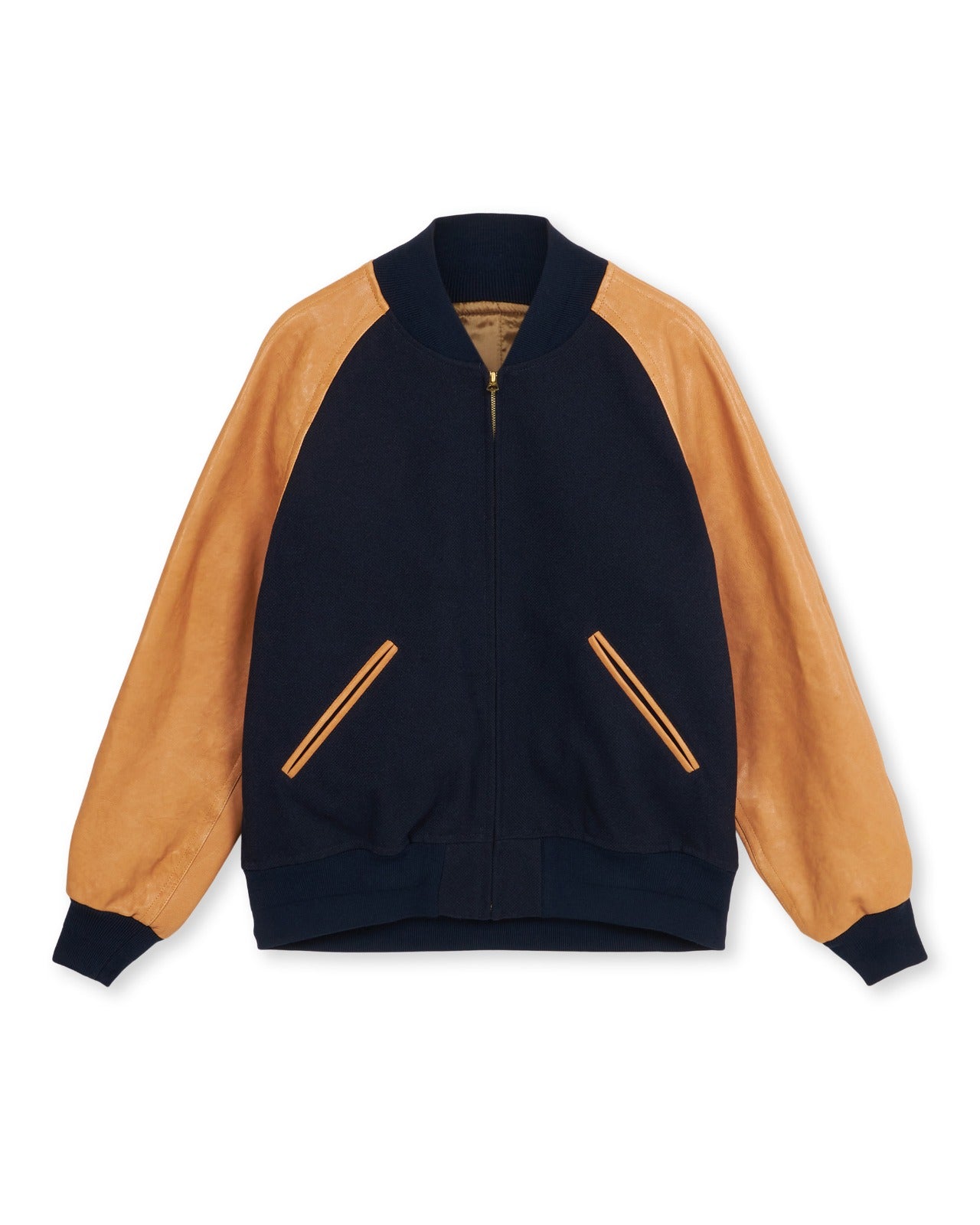 Boston Bomber Sleeves Pelle