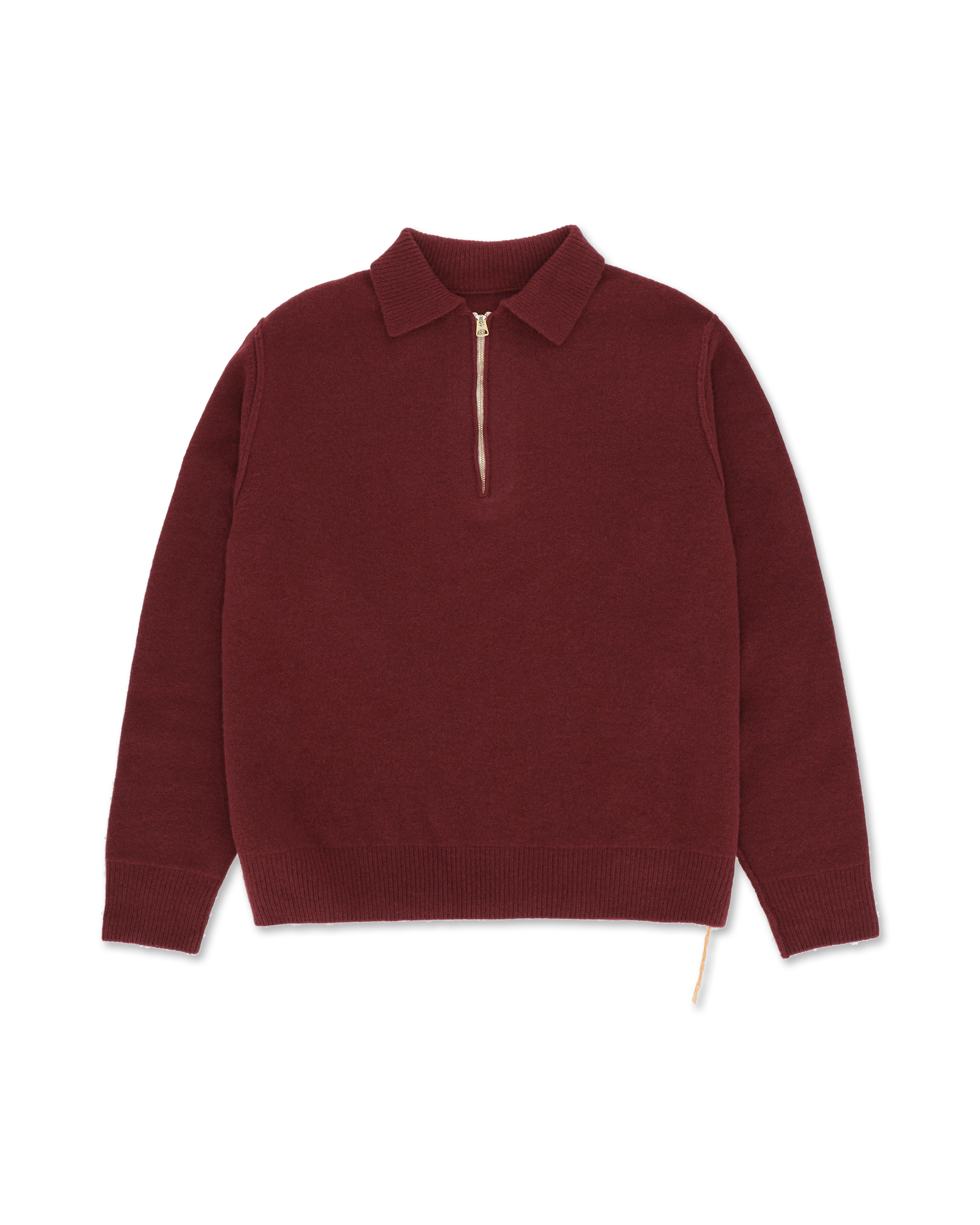 Yale Maglia In Lana Con Colletto E Zip