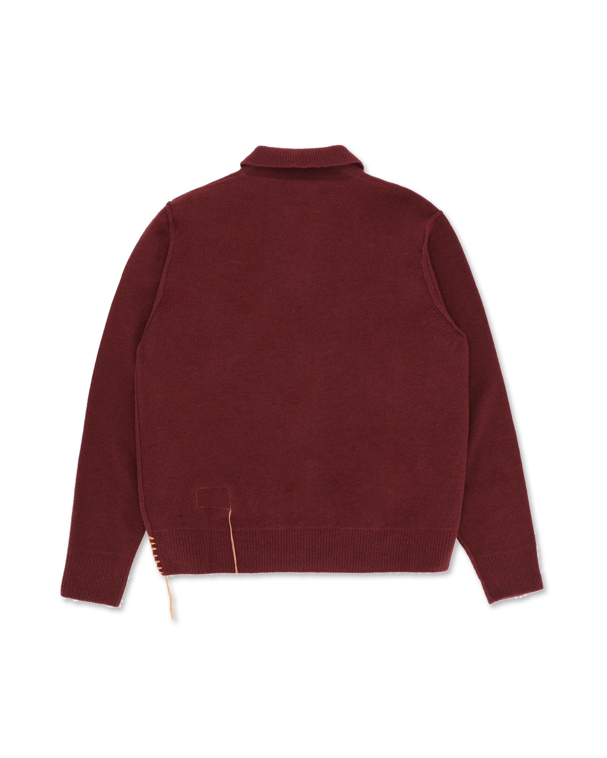 Yale Maglia In Lana Con Colletto E Zip